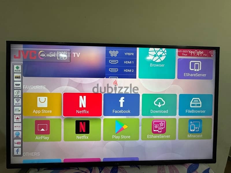 55” inch 4k UHD SMART Android TV JVC 1