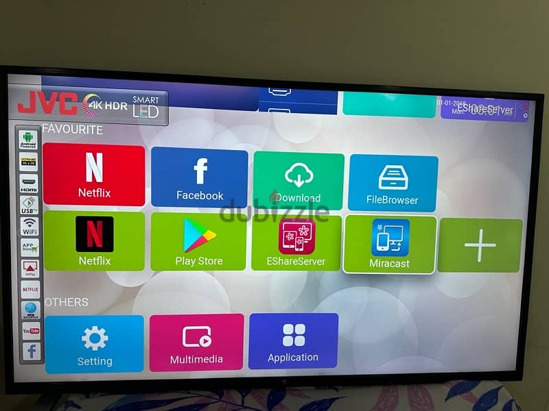 55” inch 4k UHD SMART Android TV JVC 4