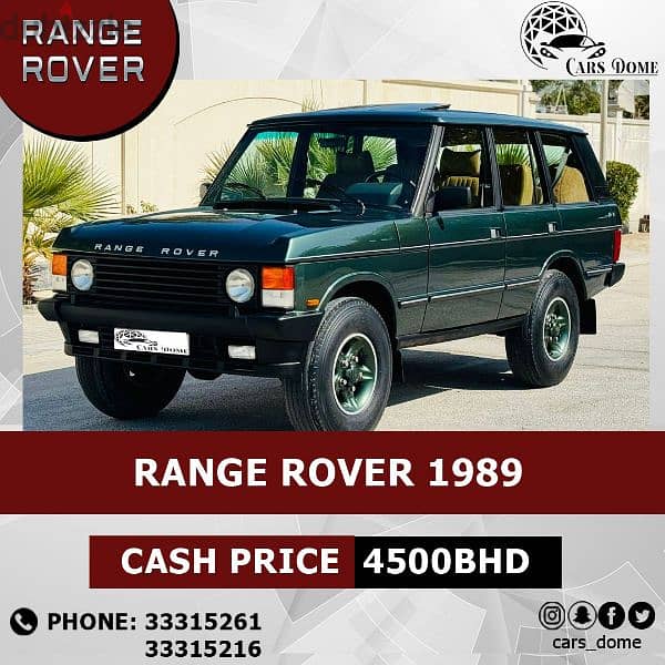 Land Rover Range Rover 1989 Full Option 0