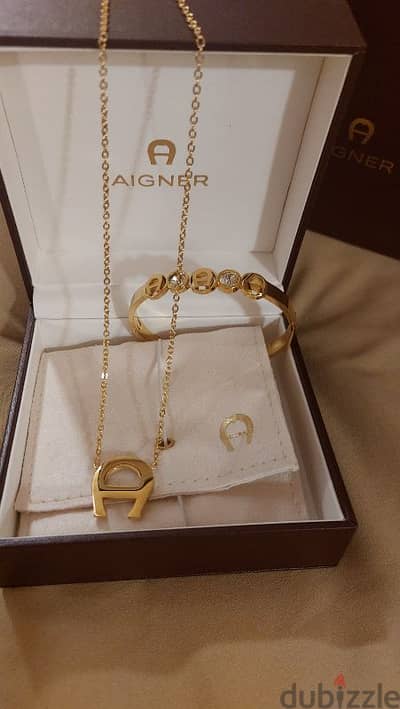 Aigner Necklace and Bangle