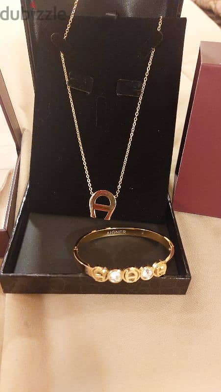 Aigner Necklace and Bangle 3