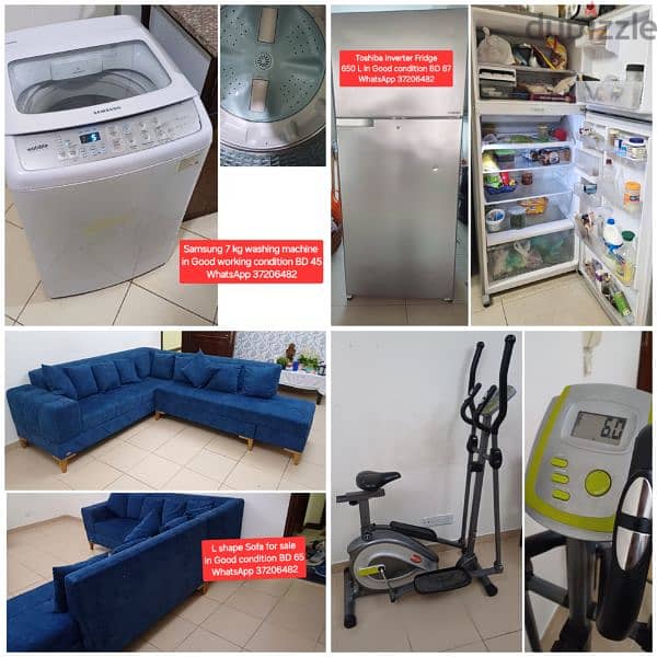 Samsung 7 kg washing machine and other items for sale with Delivery 0