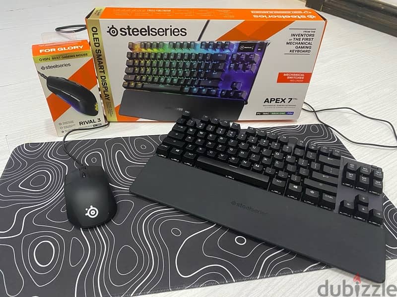 steelseries apex 7 and rival 3 combo 2