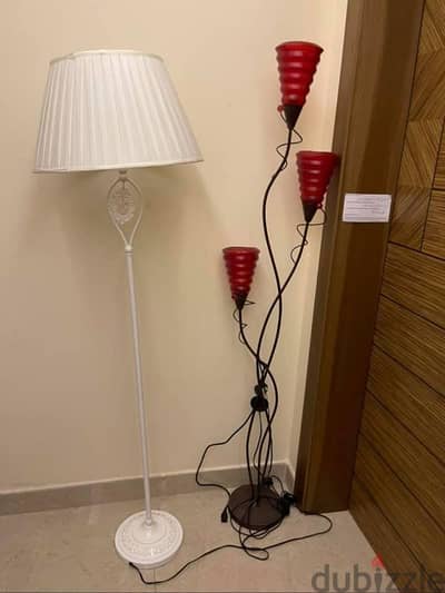 2 floor lamps