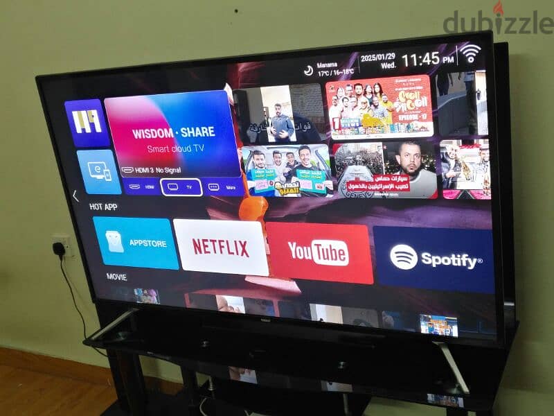 smart 4k national 55 inch سمارت ٥٥ بوصة وضوح 4ك 0