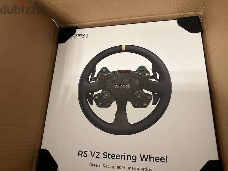 MOZA R12 | RS V2 Wheel | SR-P pedals (with clutch) 1