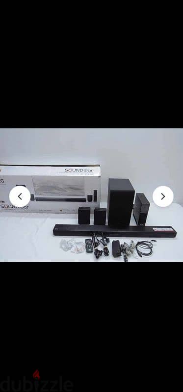 Lg home theatre for sale 1 sound bar 1 bass 2 wirless speaker