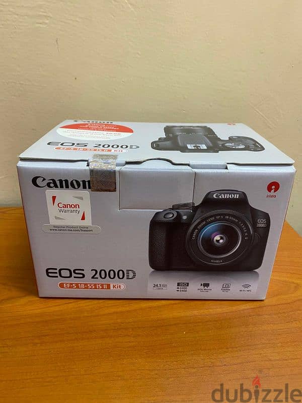 CANON 2000D DSLR with Wi-Fi connection 6