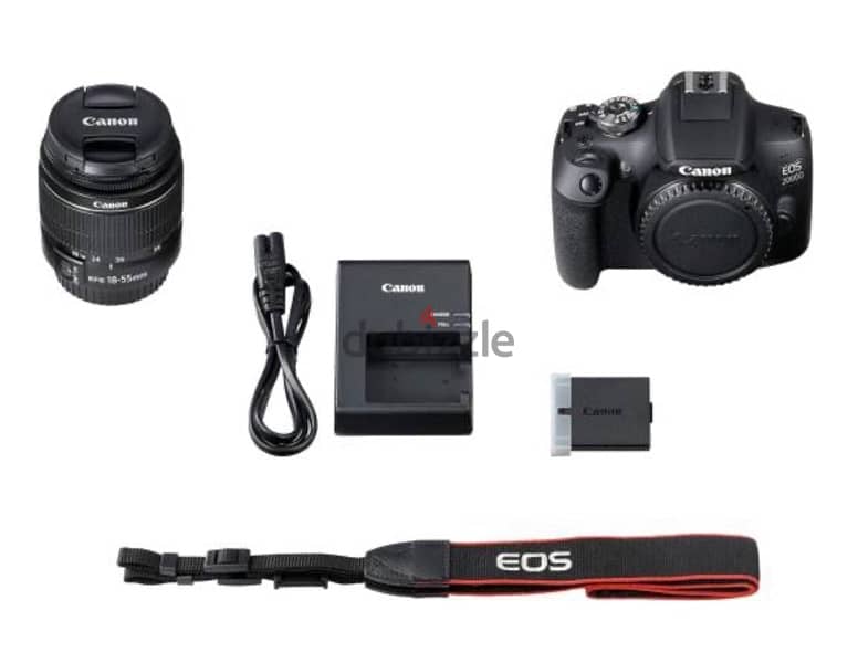 Only one month used Canon EOS 2000d with 18-55mm lens for sale. 2