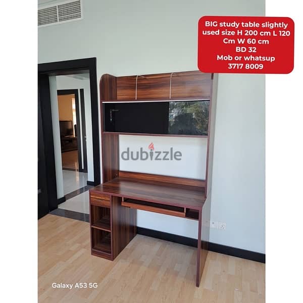 Doble bed and other household items for sale contact 37178009 10