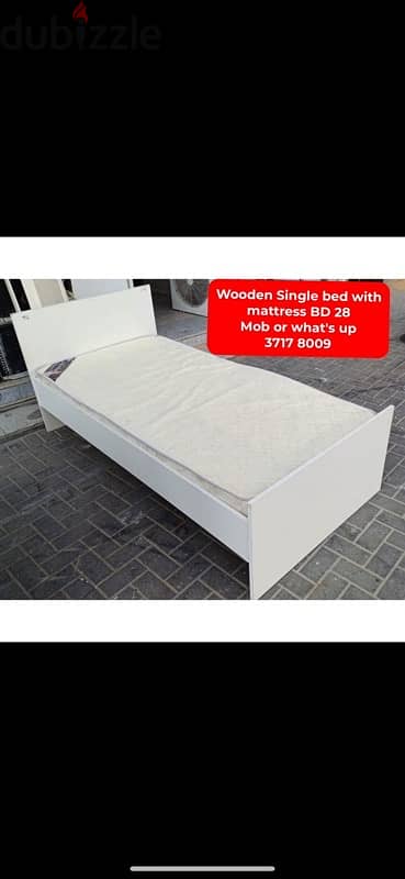 Doble bed and other household items for sale contact 37178009 19