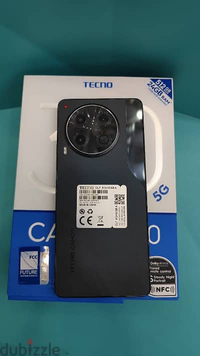 Tecno camon 30  24 gb ram 512 gb memory 10 days activated with bud's