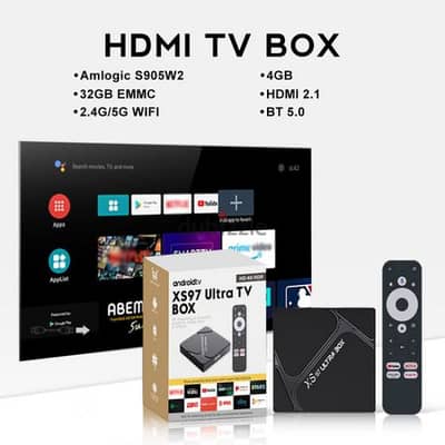 4k Android tv Smart box reciever/watch all tv channels without Dish