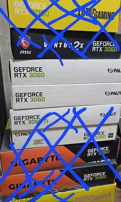 Last 2 RTX 3060 & RTX 3070