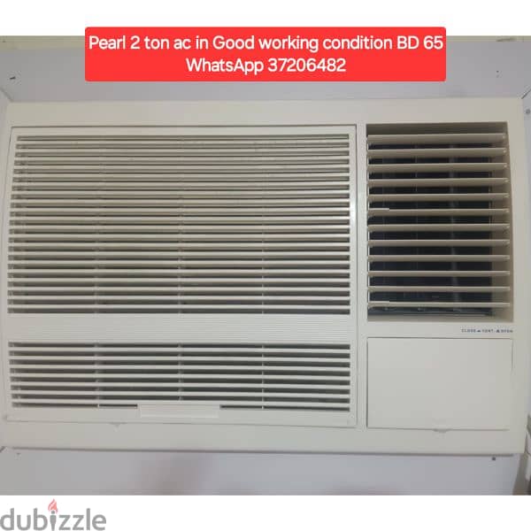 LG 1.5 ton Split ac and other items for sale with fixing 9