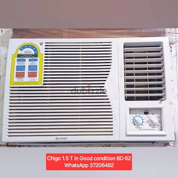 LG 1.5 ton Split ac and other items for sale with fixing 11