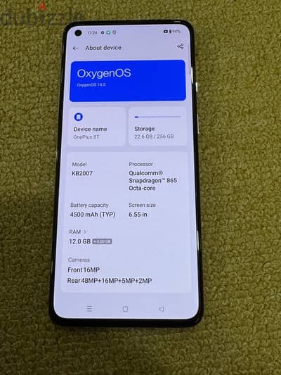 OnePlus 8T 5G |12GB RAM | 256GB Excellent condition