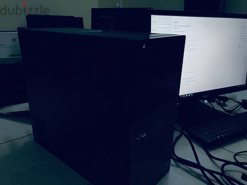 Dell i5 pc, 500 gb ssd, 12 GB RAM, 2 gb graphics,19” monitor 3