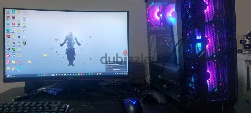 gaming pc setup for sale (144hz monitor + RTX 2060 12GB ) 1