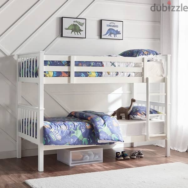 USED BUNK BED WITH 2 MATTRESS FROM HOME CENTRE 0