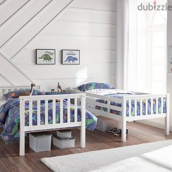 USED BUNK BED WITH 2 MATTRESS FROM HOME CENTRE 1