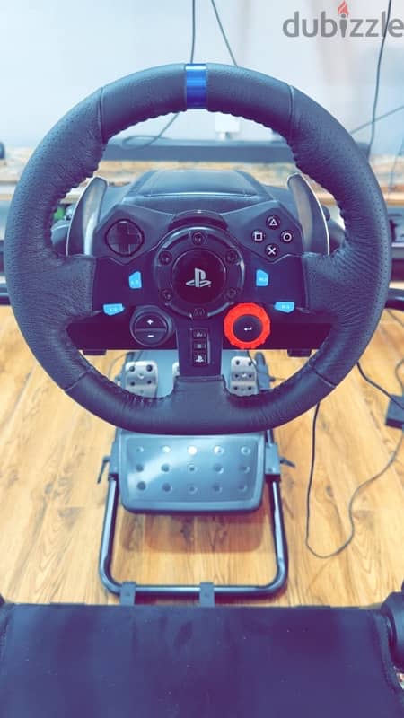 Logitech G29 drive force + GT lite simulator cockpit 4