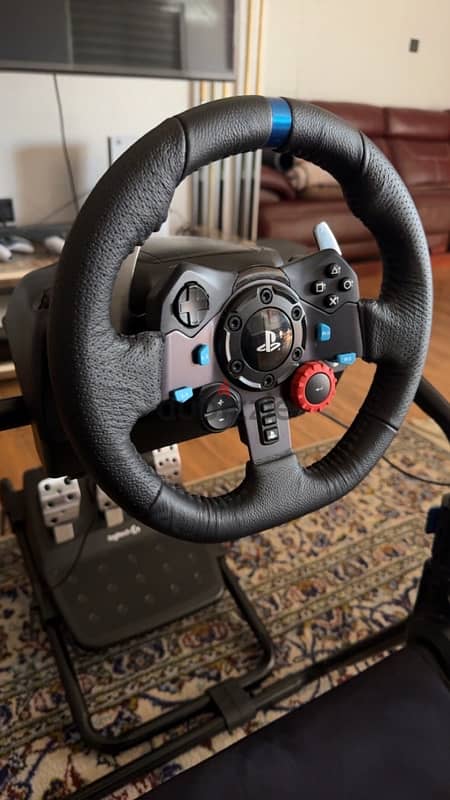 Logitech G29 drive force + GT lite simulator cockpit 5