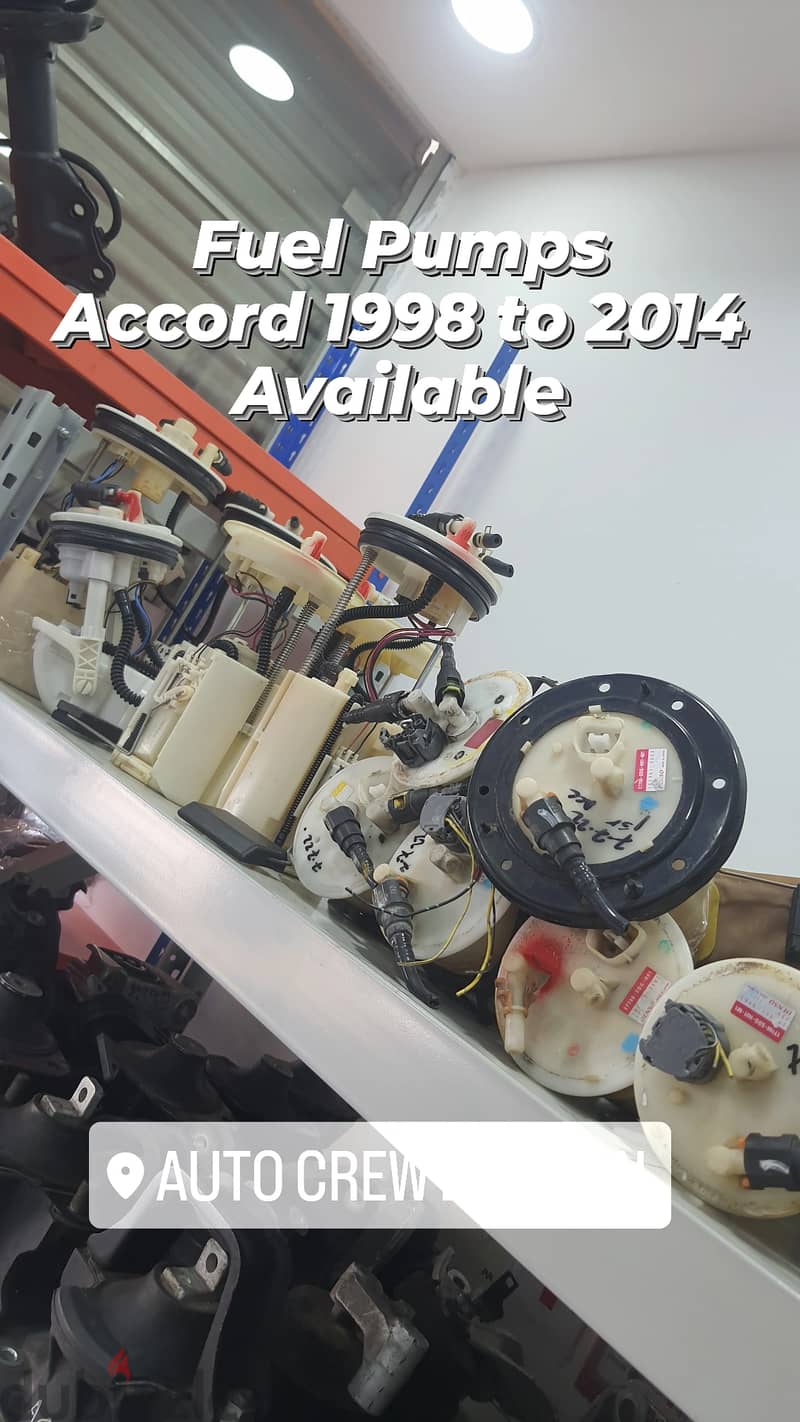 Fuel Pump Accord 1998 and 2016 1