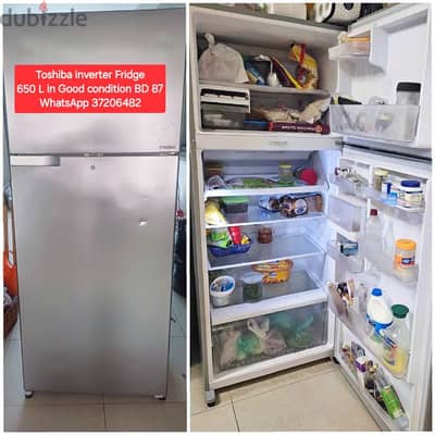 Toshiba 650 L Fridge and other items for sale with Delivery