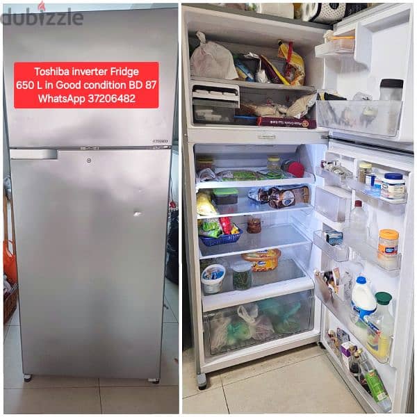 Toshiba 650 L Fridge and other items for sale with Delivery 0