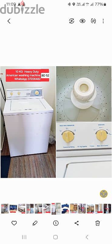 Heavy Duty laundry washing machine and other items for sale