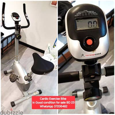 Exercise Bike and other stuff for sale with Delivery