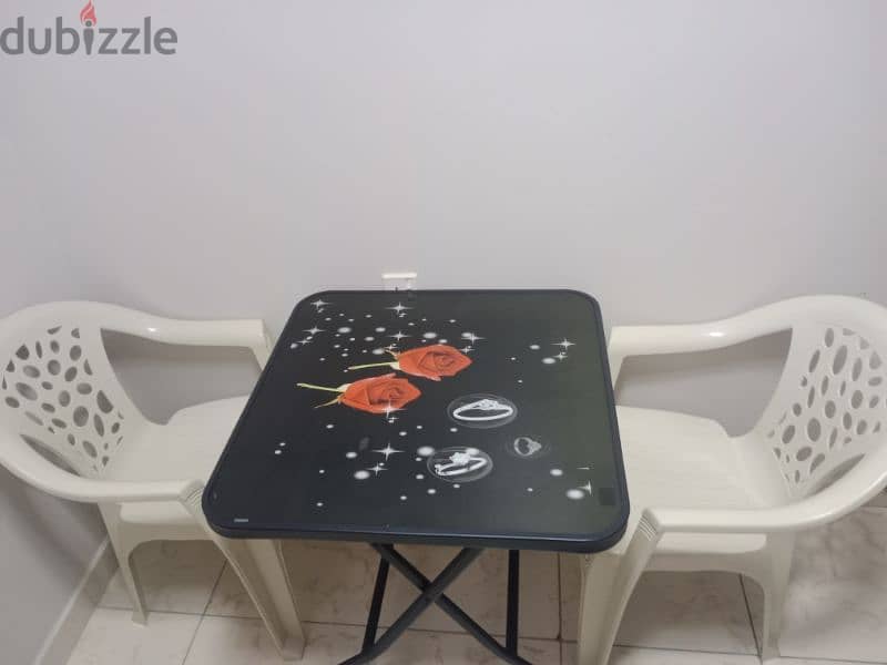 Dining table with two chairs 1