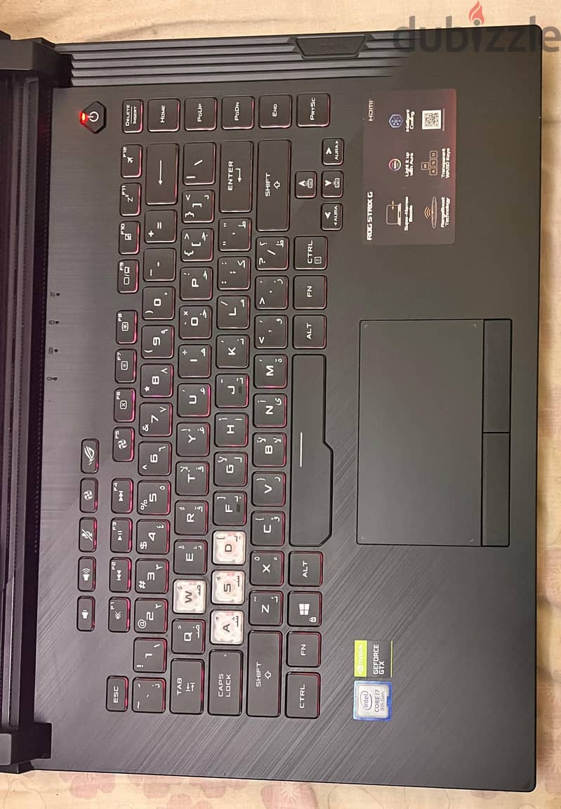 Asus ROG Strix Gaming Laptop – Core i7 2.6GHz 16GB 512GB 2