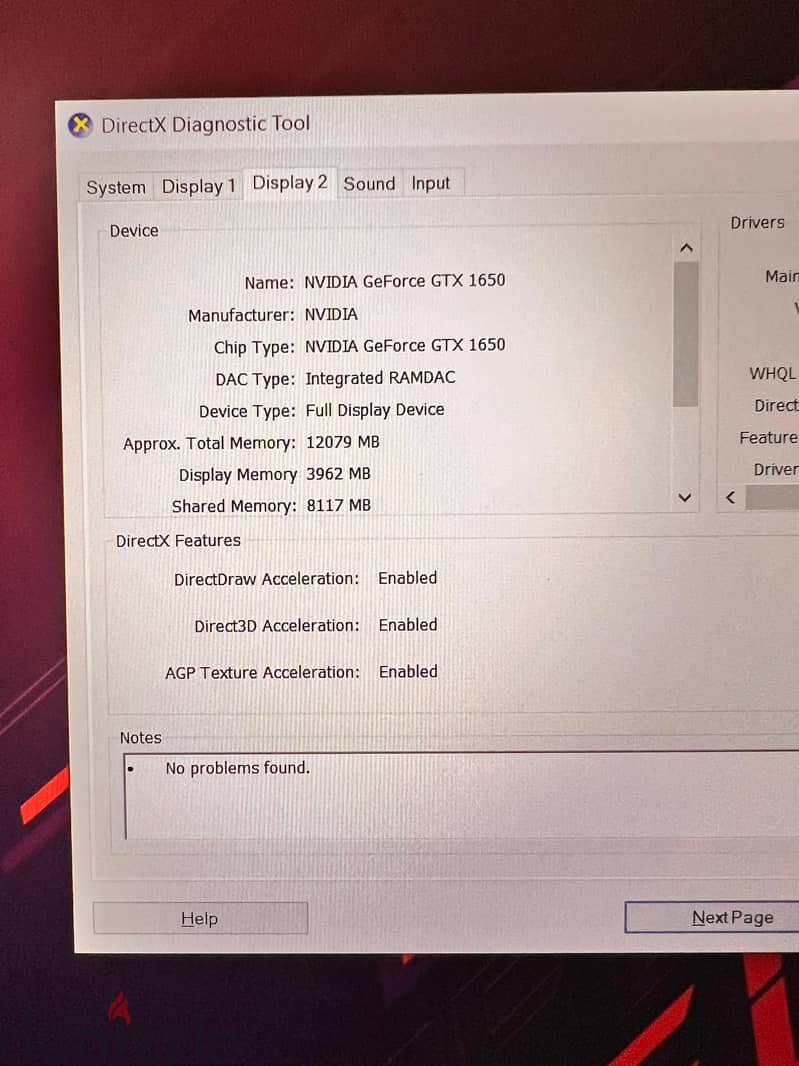 Asus ROG Strix Gaming Laptop – Core i7 2.6GHz 16GB 512GB 6