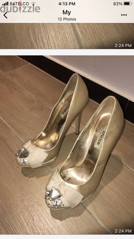 Used women shoes size 39 4