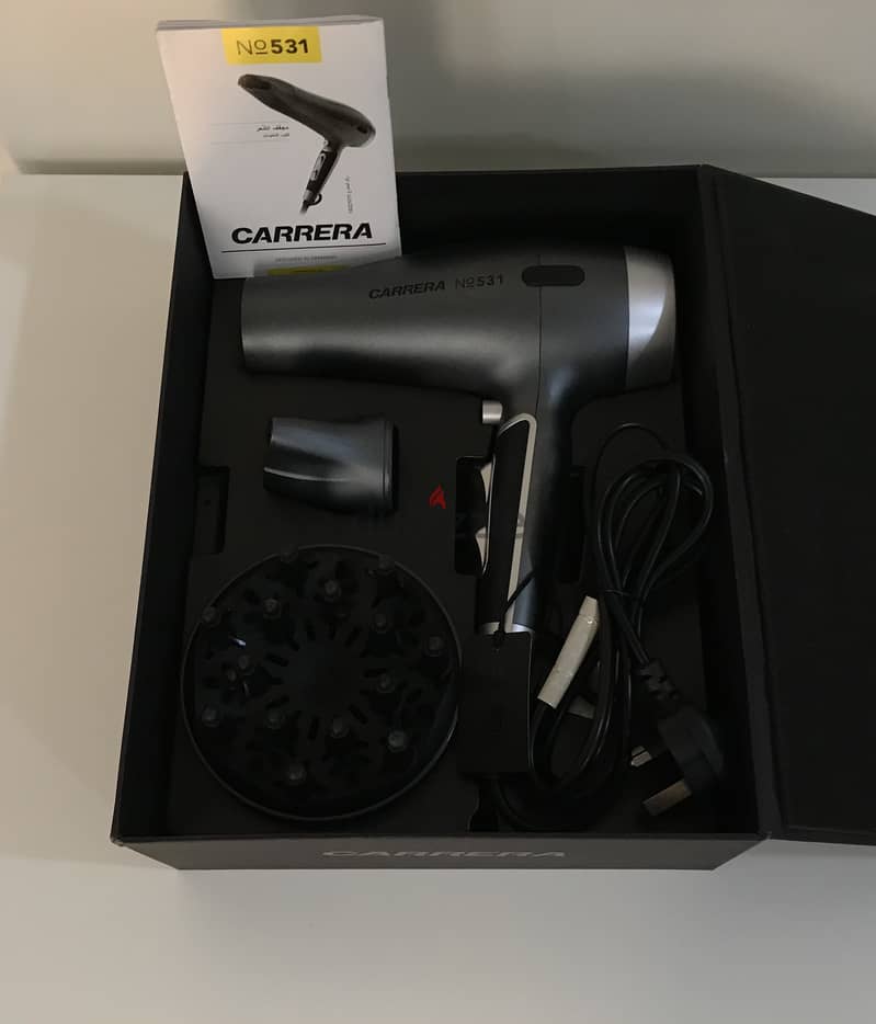 FOR SALE: Carrera NO531 Professional Hair Dryer – Powerful & Stylish! 10