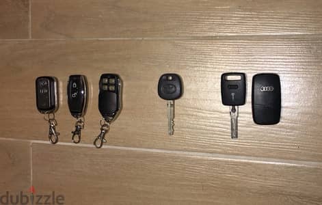 Audi & Yaris keys . original