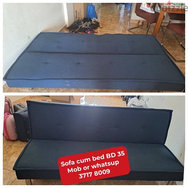 Double bed with storage box and other household items for sale 17