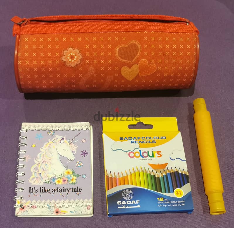 Kids items (bags, pencilcase, pop-tube) 1