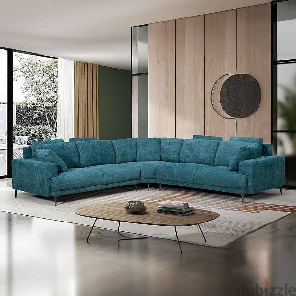 New Collection L-Shape / Round Corner Modern Sofa | Per Meter 1