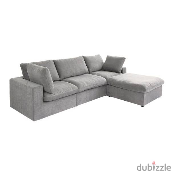 New Collection L-Shape / Round Corner Modern Sofa | Per Meter 17