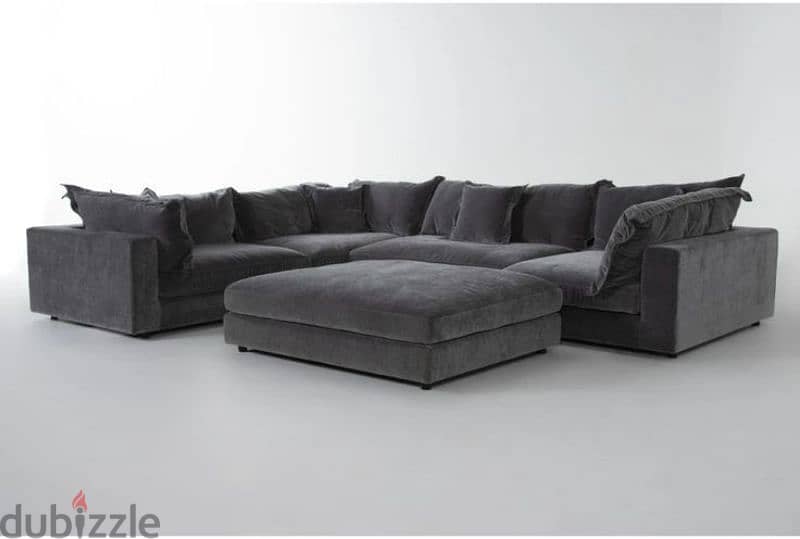 New Collection L-Shape / Round Corner Modern Sofa | Per Meter 19