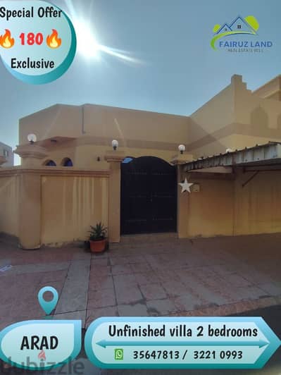 Separate villa for rent @ arad two rooms 180 bd exclusive 35647813