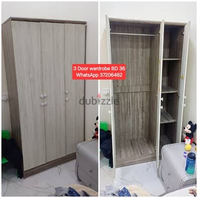 Wardrobe 3 Dooor and other itemss for salee with Delivery