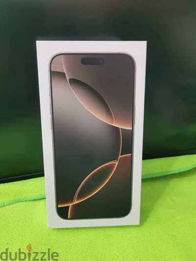 iPhone 16 pro max 256 GB dz Titanium, brand new