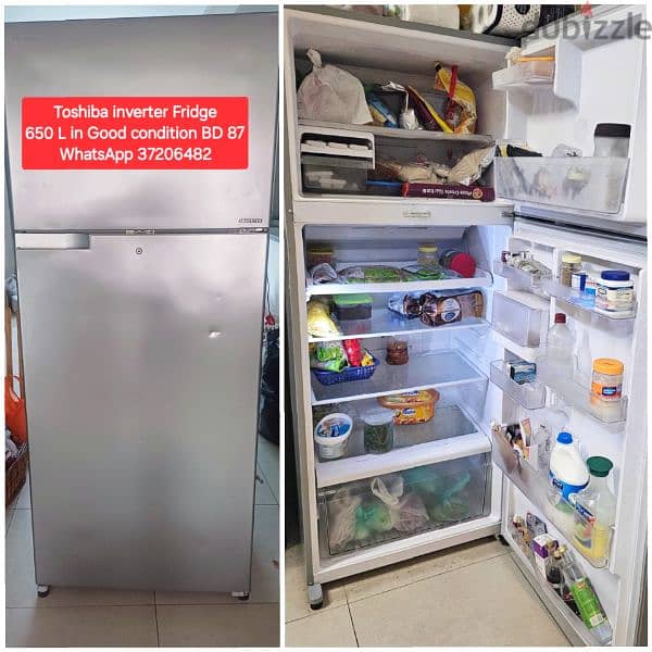 500 L Toshiba Fridge and other items for sale with Delivery 3