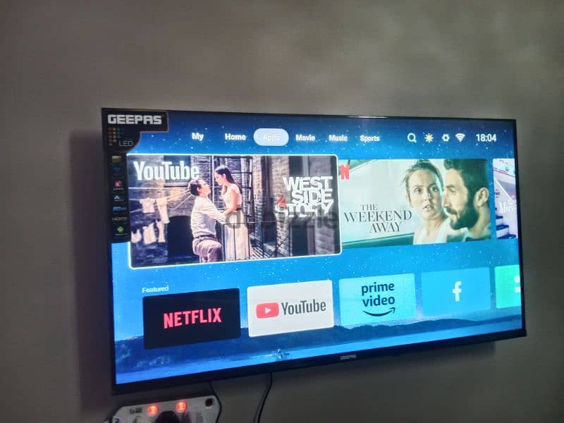 Geepas 42 inch smart android tv 2