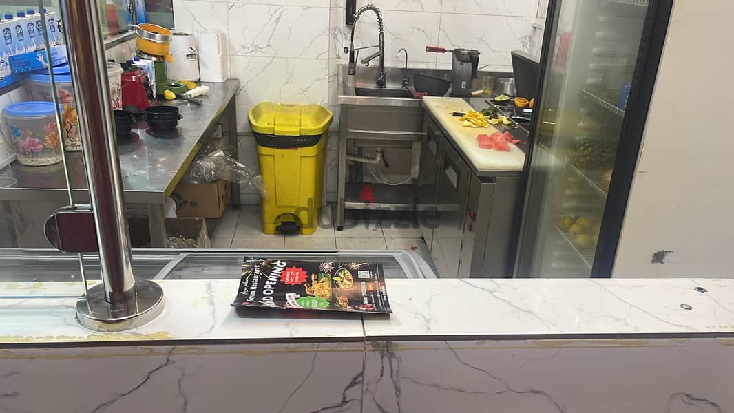 RUNNING CAFETERIA FOR SALE IN MUHARRAQ 5