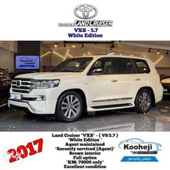 Land Cruiser *VXS* - ( V8/5.7 ) *White Edition * 2017 Agent maintained 0